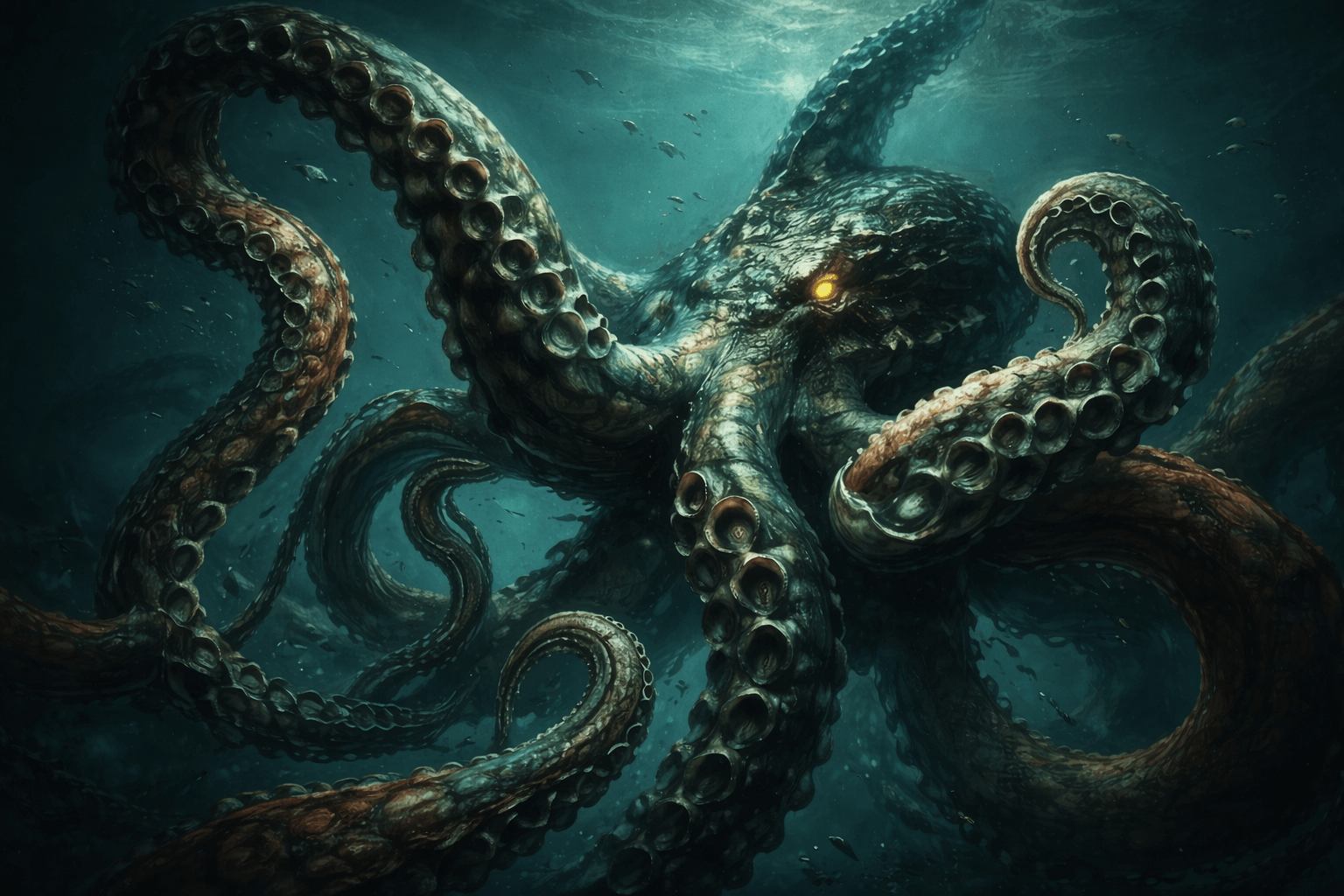 kraken - animal mythologique ou animal reel