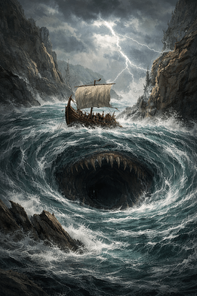 Charybde dans l'Odyssée d'Homère