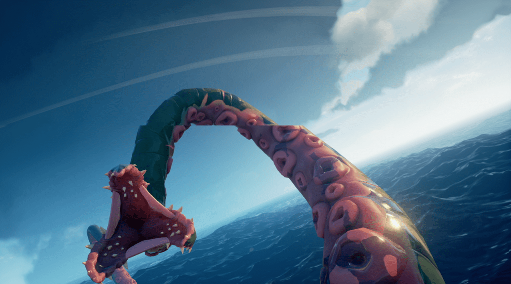 kraken jeu video sea of thieves