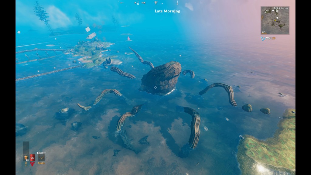 Kraken dans valheim le jeu