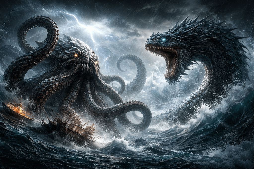 Kraken vs Léviathan qui est le plus puissant